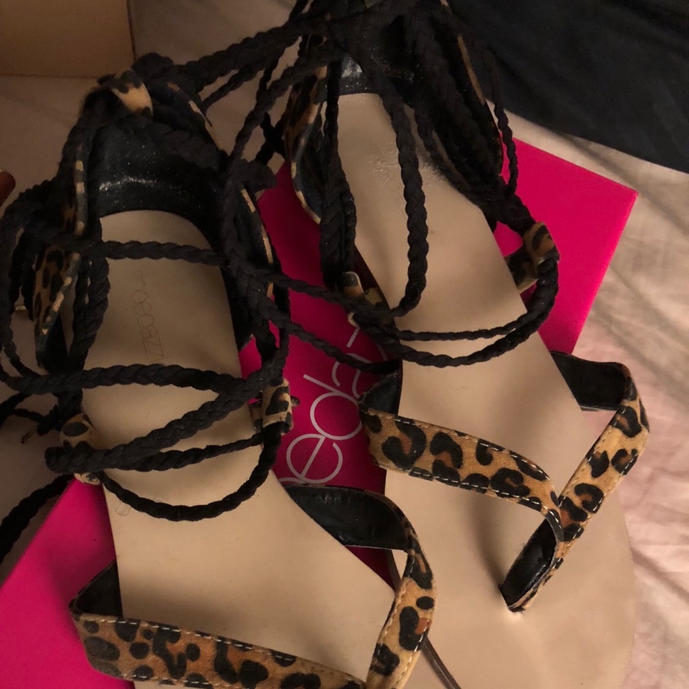 Leopard Print Sandals